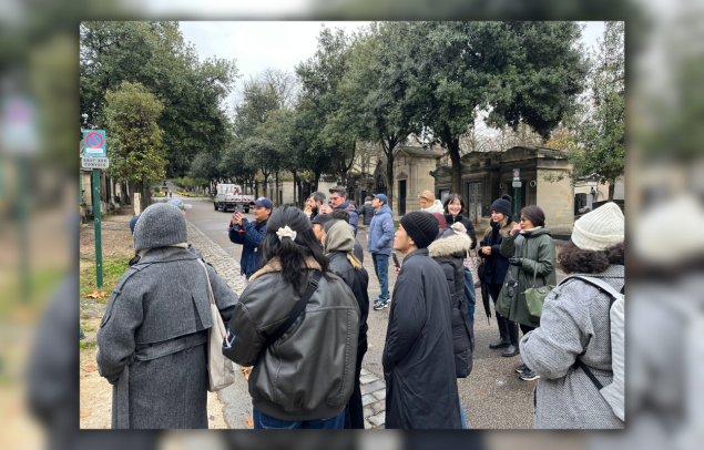 Sortie Cimetière Père Lachaise